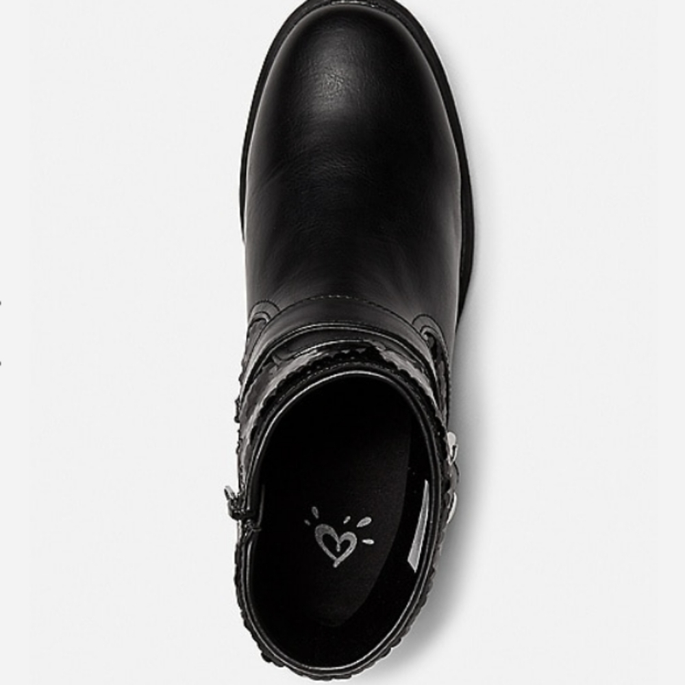 Justice Flip Sequin Buckle Boots | Black Boots - Picture 2 of 5